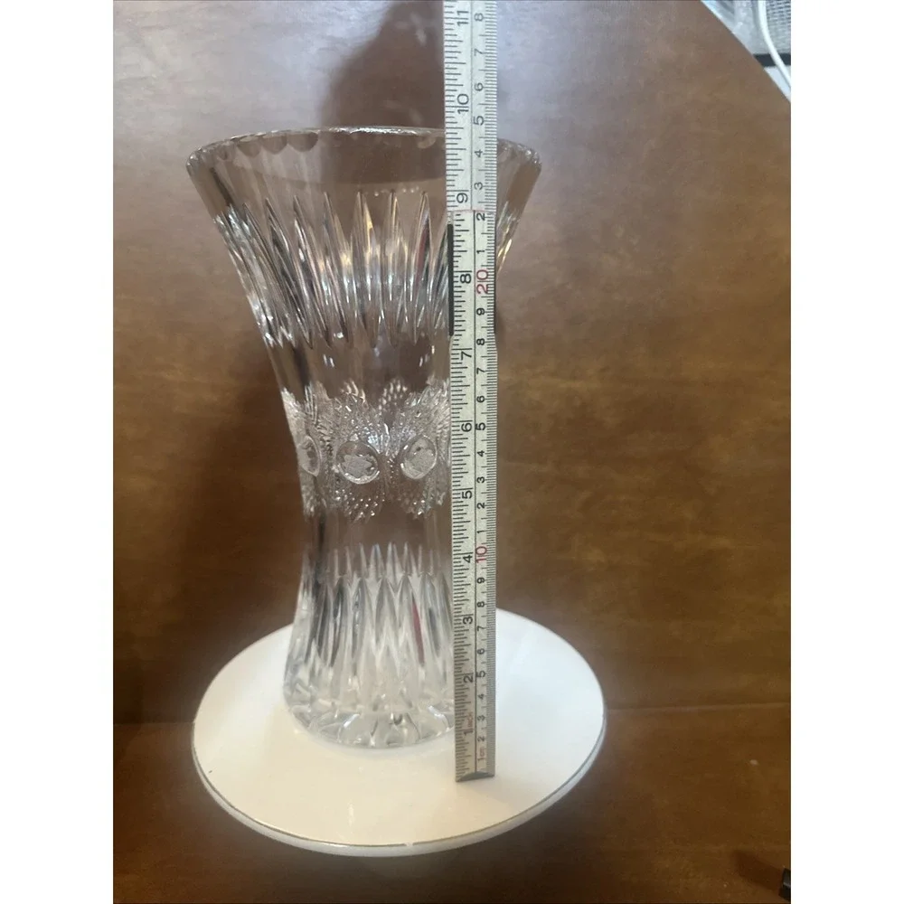Vintage Cut Glass Floral Pattern 8